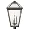 Z-Lite Talbot 4 Light Outdoor Post Mount Fixture, Oil Rubbed Bronze And Seedy 579PHXLXR-ORB - alternate 2